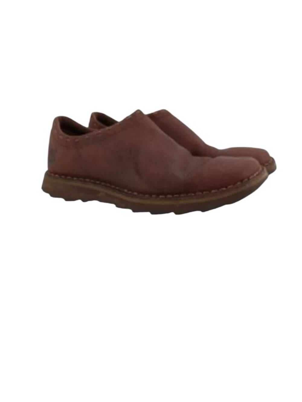 Timberland Women 8.5 Medium Brown Genuine Leather Smart Loafers Shoes